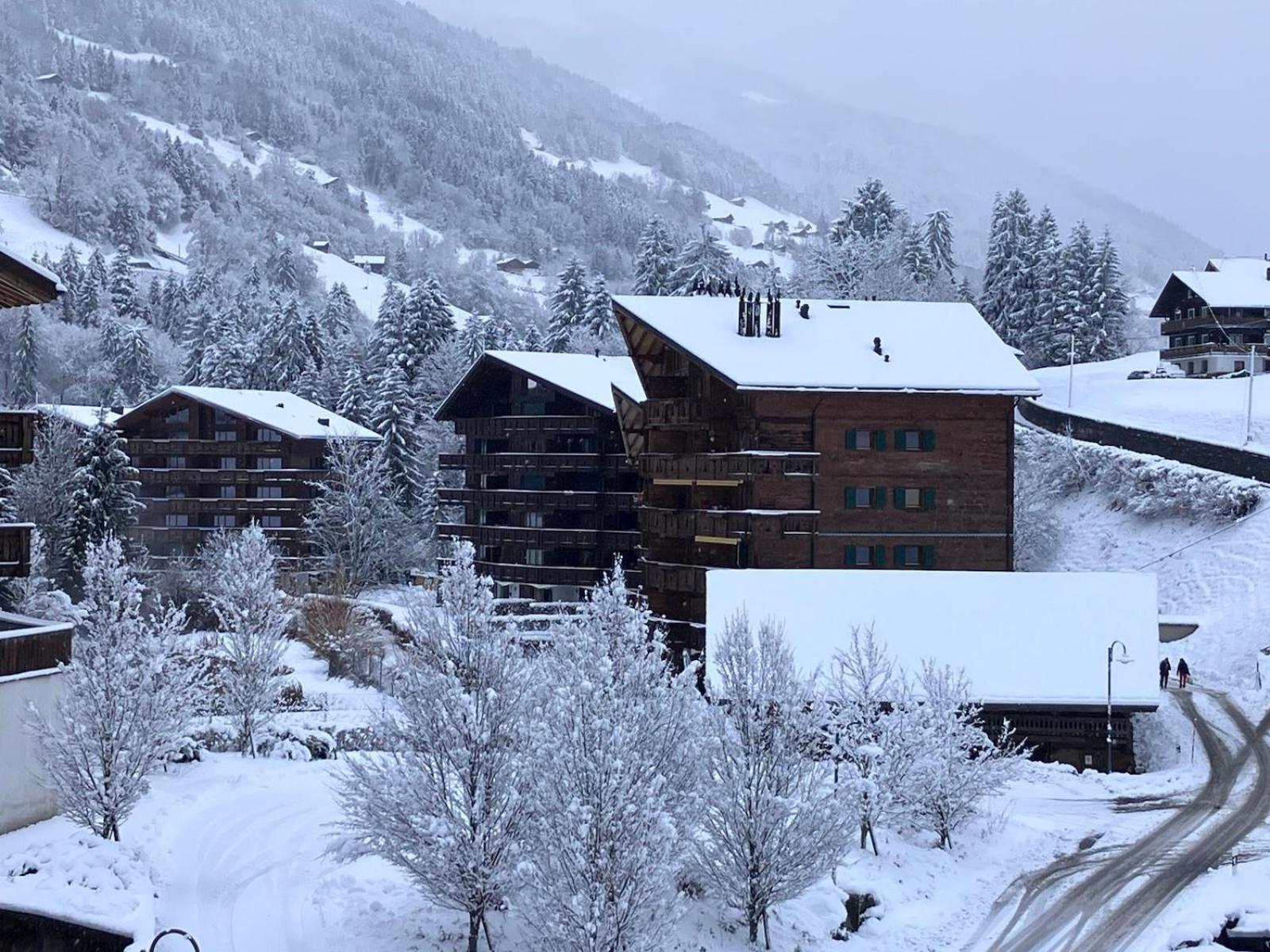 Studio Cosy Escape Val dʼIlliez Exterior foto